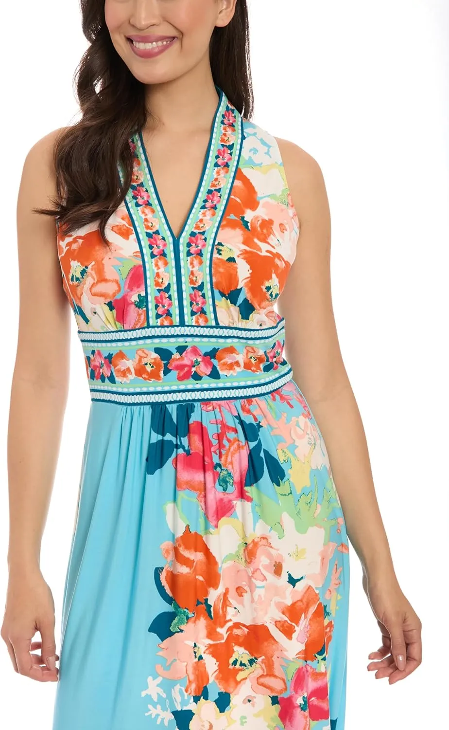 Women's V-Neck Sleeveless Maxi