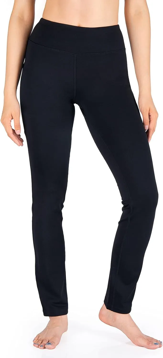 Yogipace 27"/29"/31"/33"/35"/37" Women's Straight Leg Yoga Pants Workout Pants